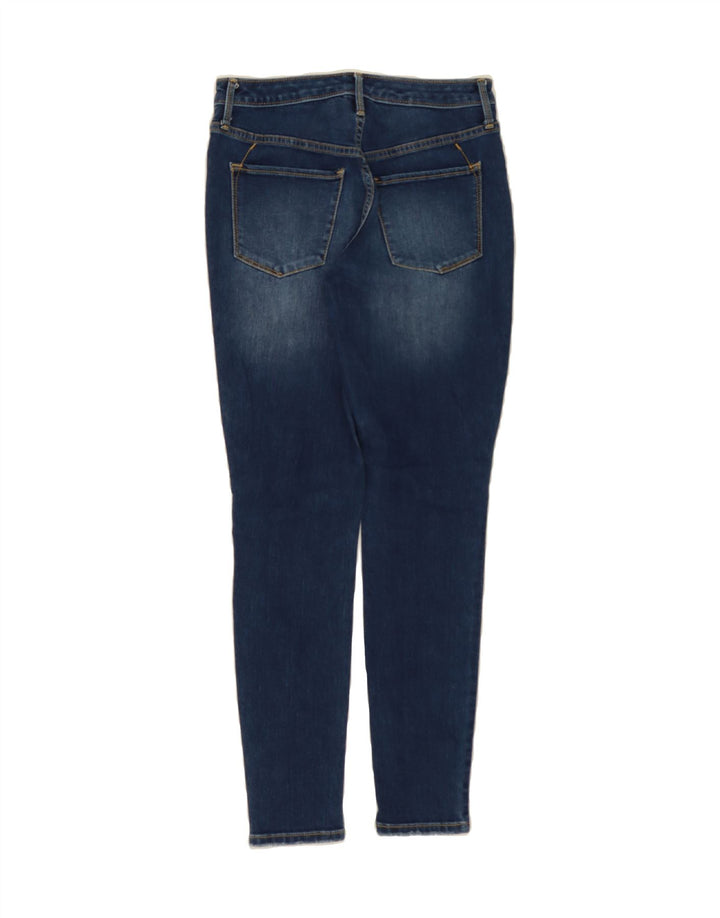 MOSSIMO Womens Distressed Jegging Jeans US 4 Small W26 L27 Navy Blue Vintage Mossimo and Second-Hand Mossimo from Messina Hembry 