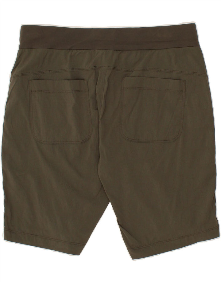 ATHLETA Womens Bermuda Shorts US 8 Medium W32 Grey Nylon Vintage Athleta and Second-Hand Athleta from Messina Hembry 