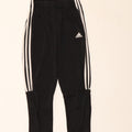 ADIDAS Boys Tracksuit Trousers 11-12 Years  Black Polyester Vintage Adidas and Second-Hand Adidas from Messina Hembry 