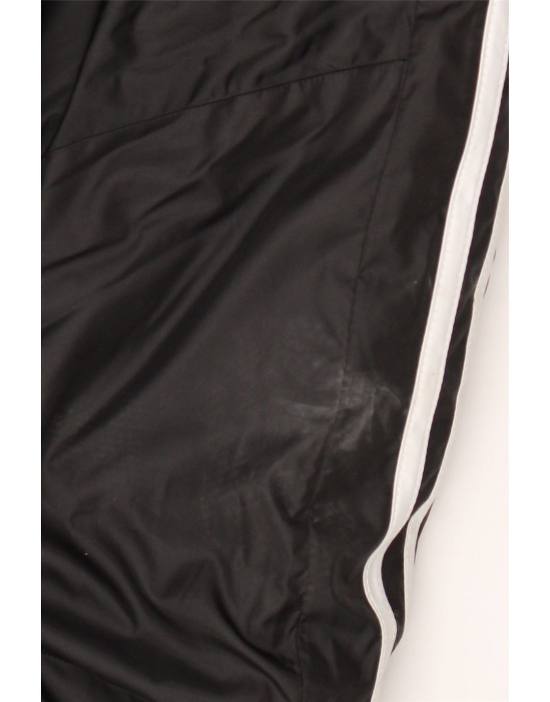 Adidas Mens Hooded Windbreaker Jacket UK 44 2XL Black Polyester