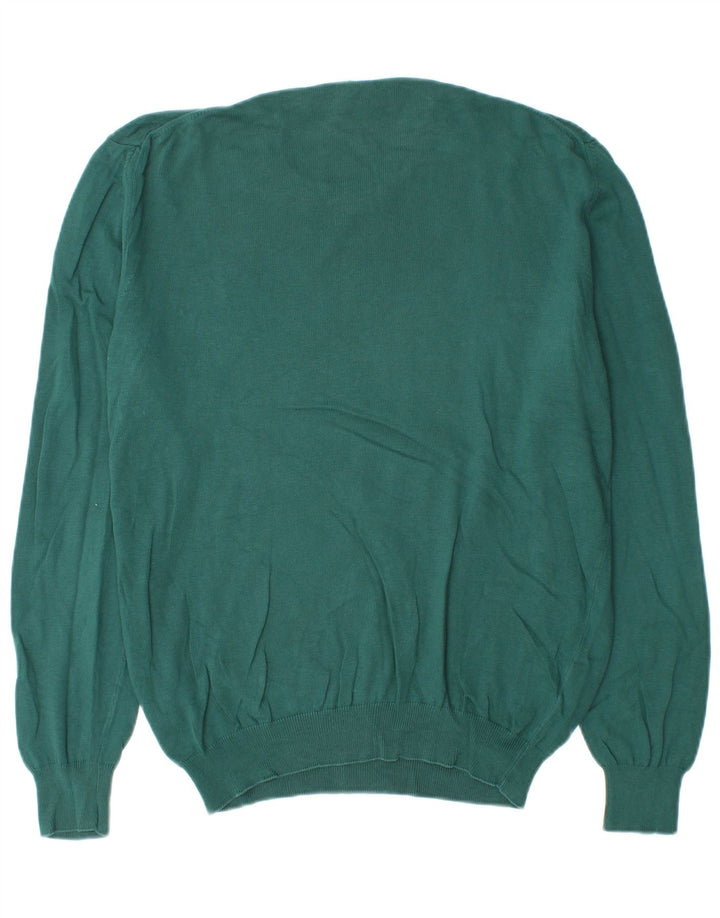 North Sails Mens Crew Neck Jumper Sweater Small Green Cotton