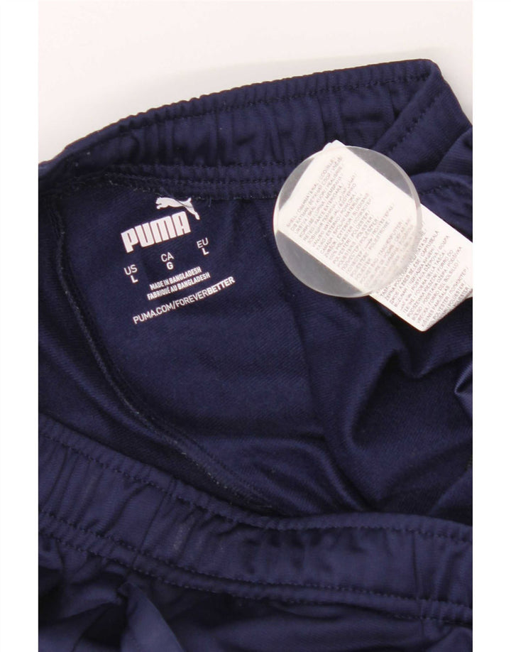 Puma Pantalon de survêtement pour homme Large Bleu marine Polyester