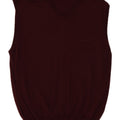 Bugatti Débardeur pour homme UK 40 Laine vierge bordeaux moyen