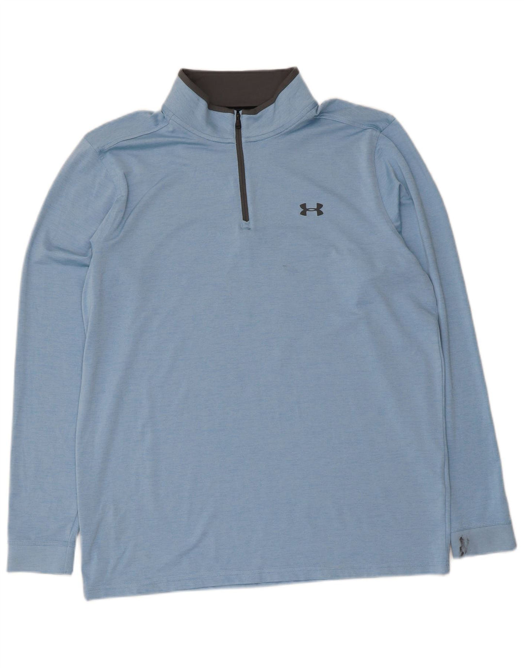 Under Armour Herre Heat Gear Pullover Træningsdragt Top Large Blue Flecked