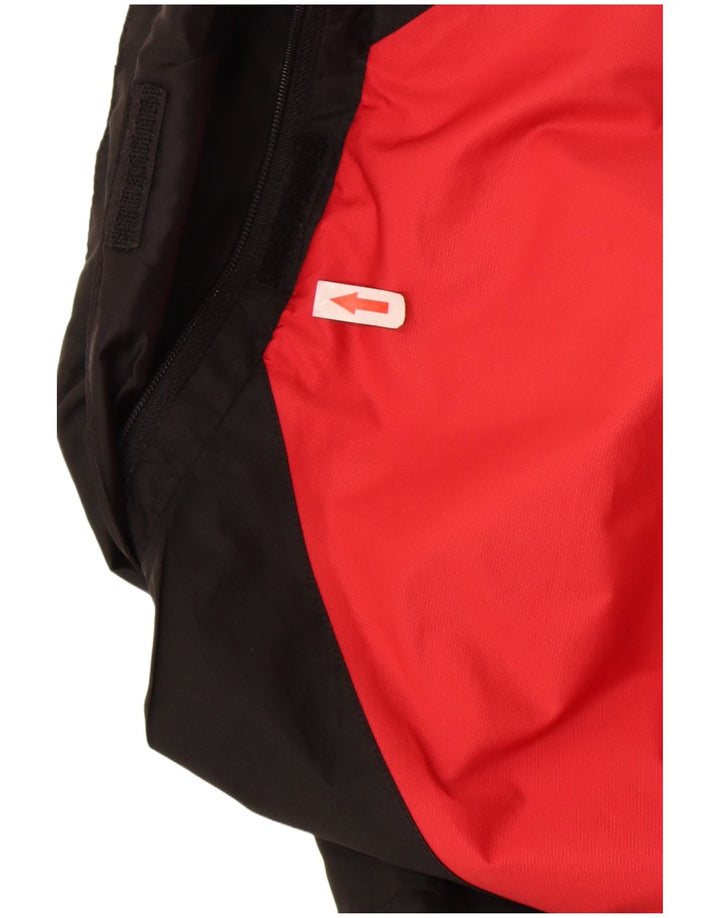 Iguana Mens Rain Jacket UK 46 3XL Red Colourblock Polyester