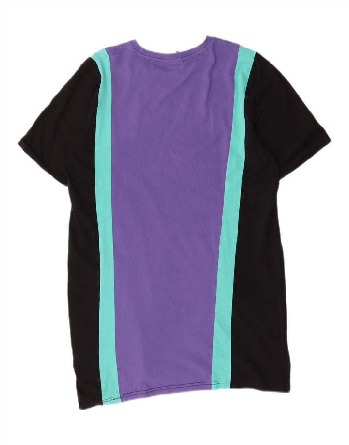 ELLESSE Womens Graphic T-Shirt Top UK 10 Small  Multicoloured Colourblock Vintage Ellesse and Second-Hand Ellesse from Messina Hembry 