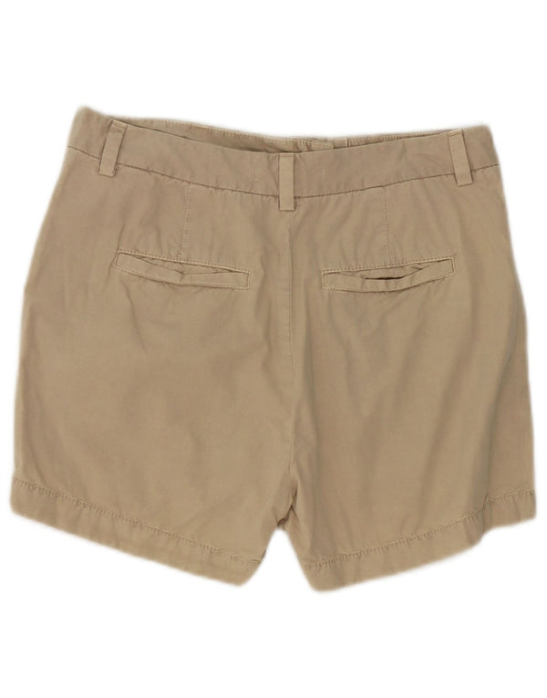 Marks & Spencer Womens Chino Shorts UK 8 Small W28 Beige Cotton