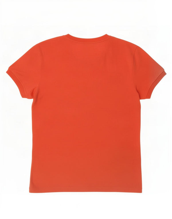 Champion Womens Heritage Fit Grafisk T-shirt Top UK 14 Medium Pink Bomuld