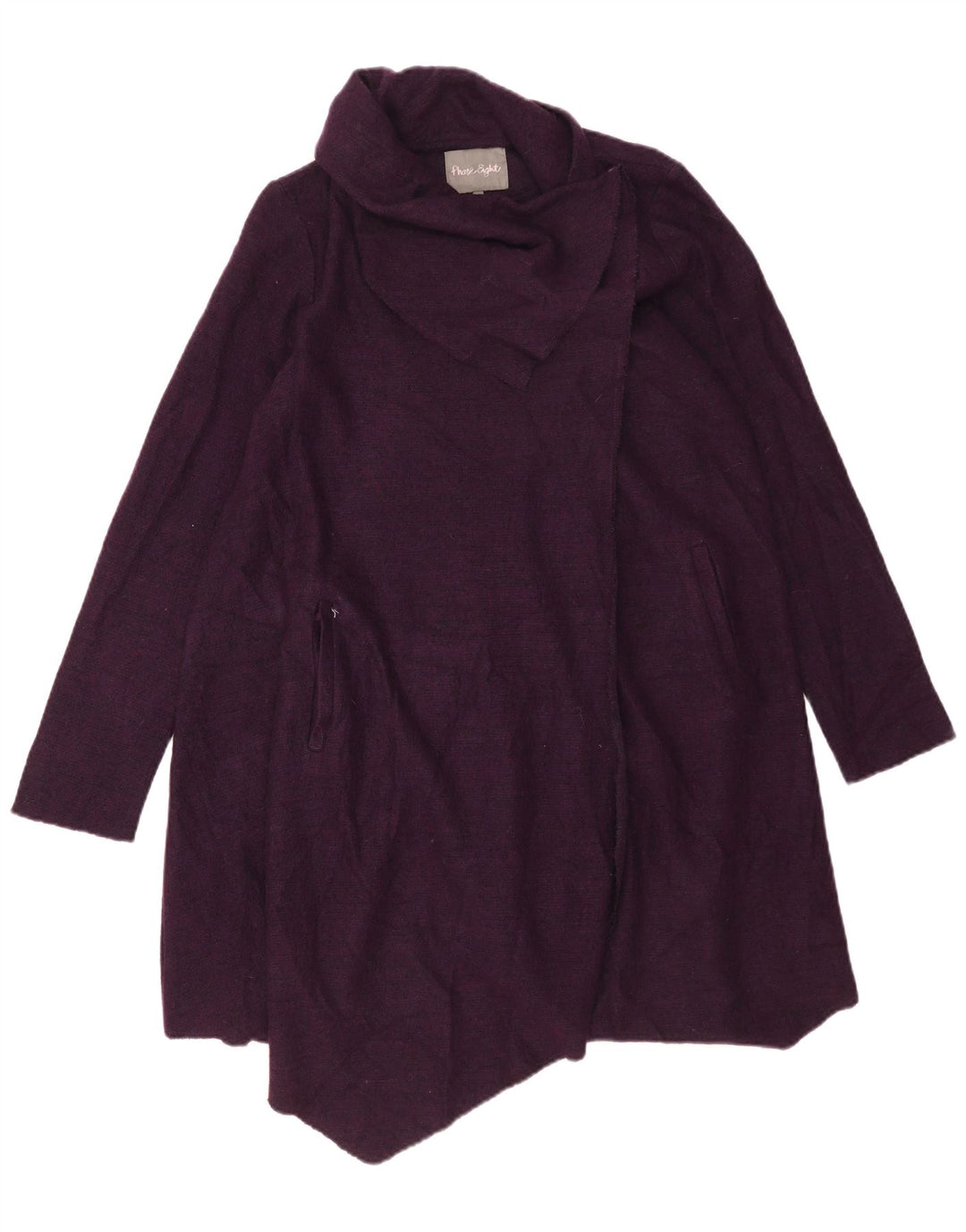Phase Eight Womens Longline Oversized Cardigan Sweater UK 10 Small Purple
