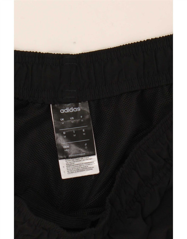 Ανδρικό αθλητικό σορτς Adidas από μεσαίο μαύρο πολυεστέρα