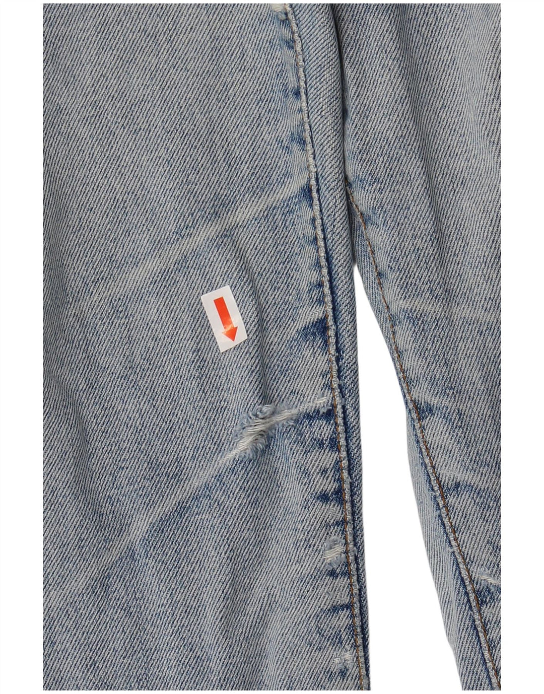 VINTAGE Womens Cropped Jeans W28 L26 Blue Cotton