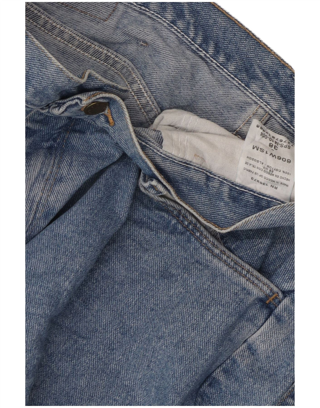 WRANGLER Mens Denim Shorts W38 XL Blue Cotton