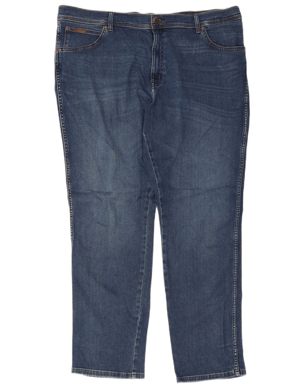 Мужские джинсы Wrangler Texas Slim W44 L32, синий хлопок