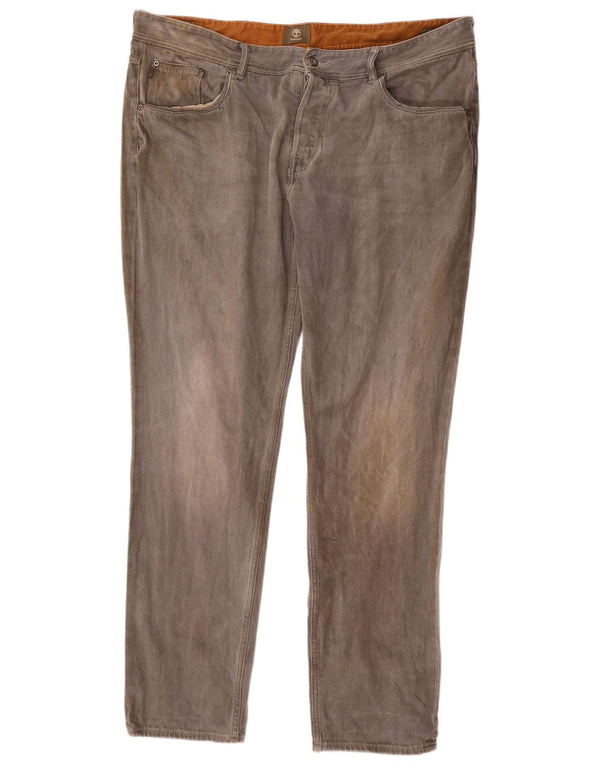 Timberland Mens Slim Jeans W42 L34 Grey Cotton