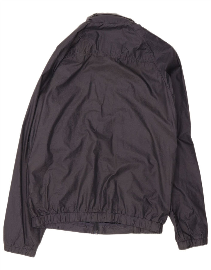 Superdry Herren Regenjacke UK 34 XS Marineblaues Nylon