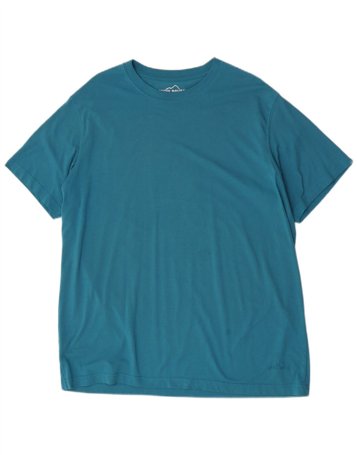 Eddie Bauer Mens T-Shirt Top XL Blue Cotton