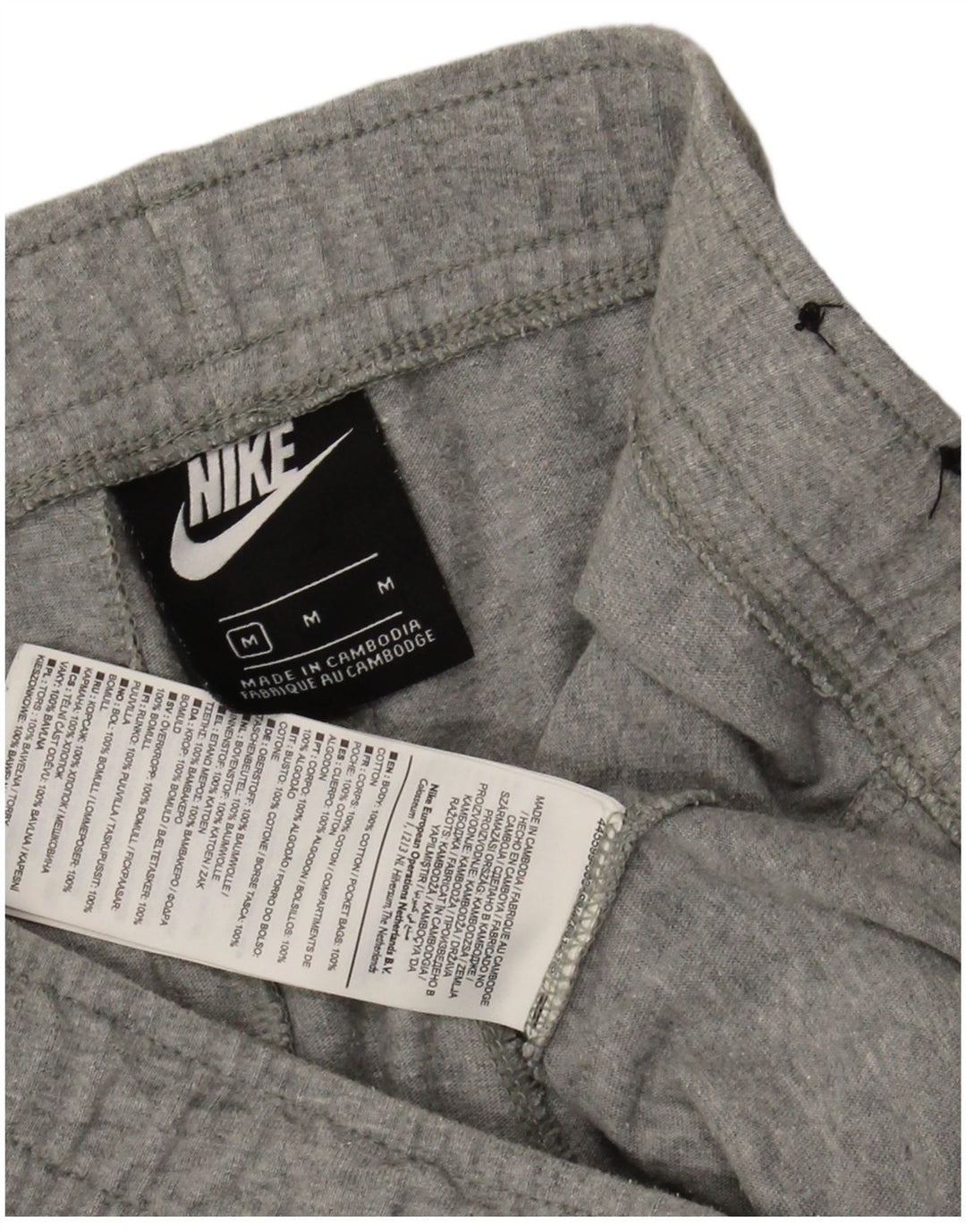 Nike Sportshorts til mænd mellemgrå bomuld