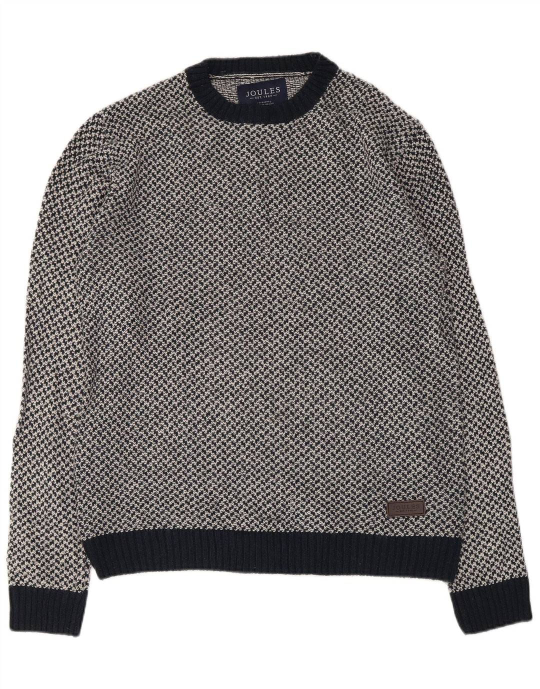 Joules Mens Crew Neck Jumper Sweater Medium Navy Blue Acrylic