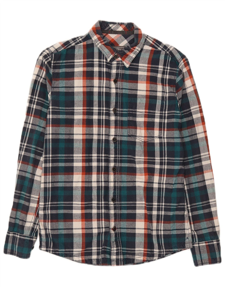 FAT FACE Mens Flannel Shirt XS Multicoloured Check Cotton