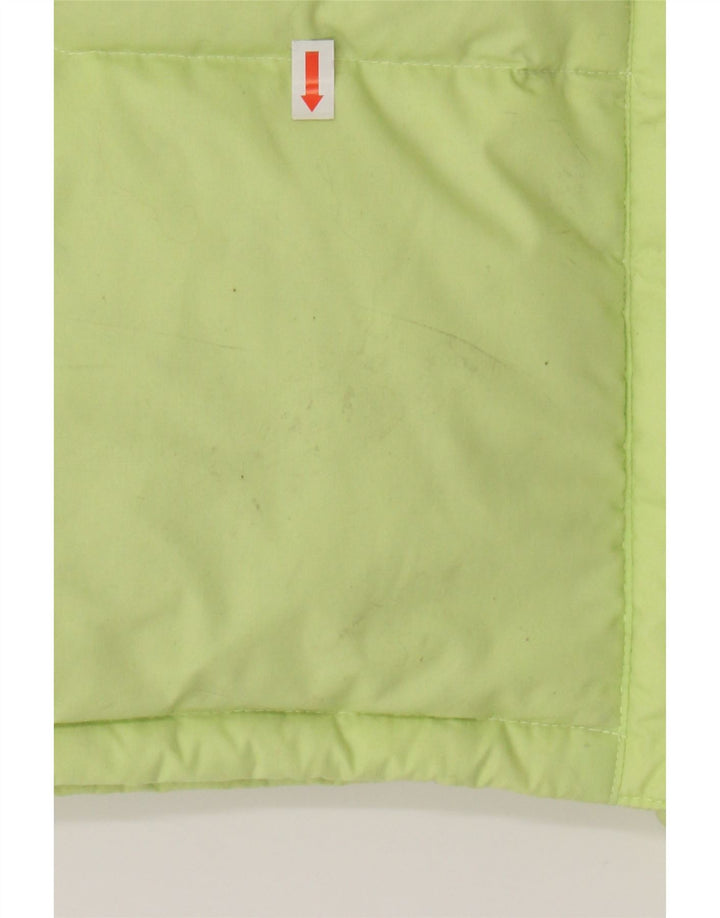 ELHO Womens Oversized Hooded Padded Jacket IT 46 Large Green Polyester Vintage Elho and Second-Hand Elho from Messina Hembry 
