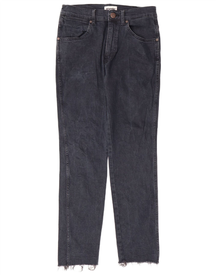 WRANGLER Mens River Slim Jeans W29 L29 Navy Blue Cotton