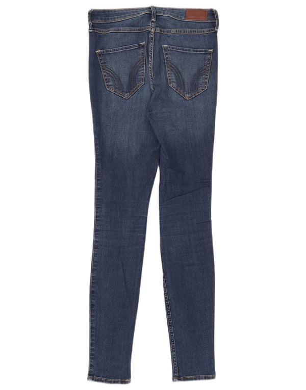 Hollister Γυναικείο Ψηλό Skinny Jeans W25 L30 Μπλε βαμβακερό