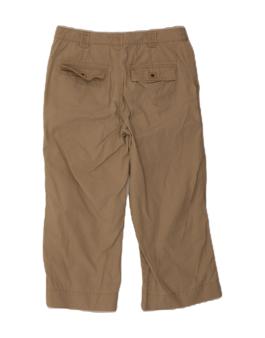EDDIE BAUER Womens Straight Capri Cargo Trousers US 8 Medium W30 L22 Beige Vintage Eddie Bauer and Second-Hand Eddie Bauer from Messina Hembry 