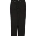 TRUSSARDI Mens Slim Casual Trousers W31 L34 Black Polyester Vintage Trussardi and Second-Hand Trussardi from Messina Hembry 