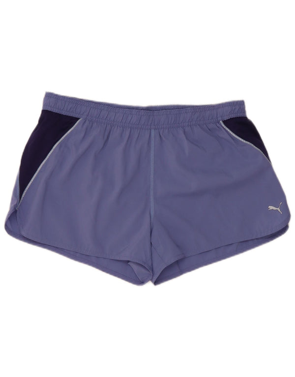 Γυναικείο αθλητικό σορτς Puma UK 14 Large Purple Colourblock Πολυεστέρας