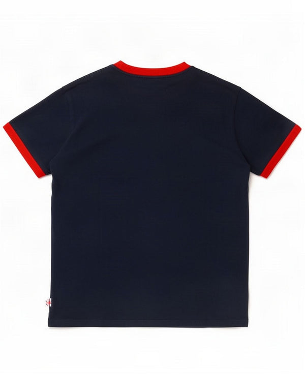 Umbro T-shirt grafica da uomo Top Small Blu navy in cotone