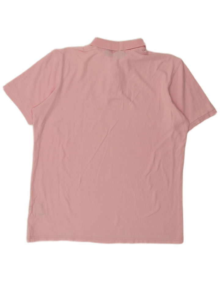 FILA Mens Polo Shirt XL Pink Cotton