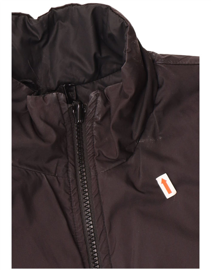 The North Face Damen Reversibler gepolsterter Mantel UK 12 Mittelschwarzes Nylon
