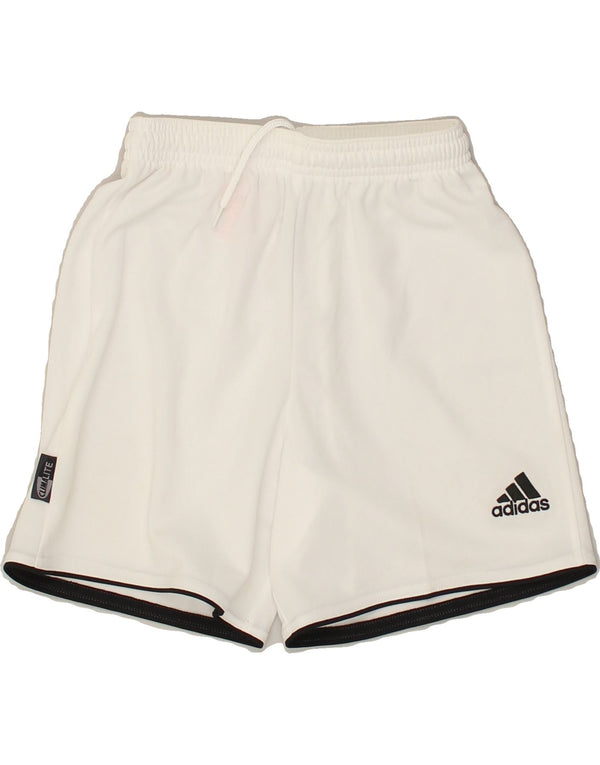 Спортивные шорты ADIDAS Climalite для мальчиков 5-6 лет, 2XS, белый полиэстер