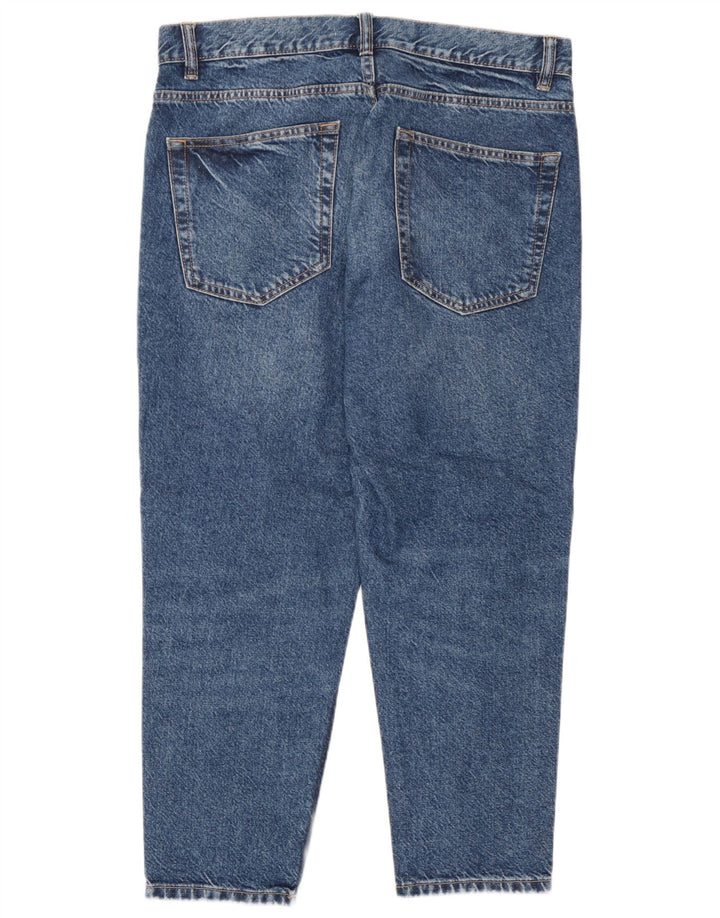 Zara Mens Cropped Jeans EU 46 XL W36 L25 Blue