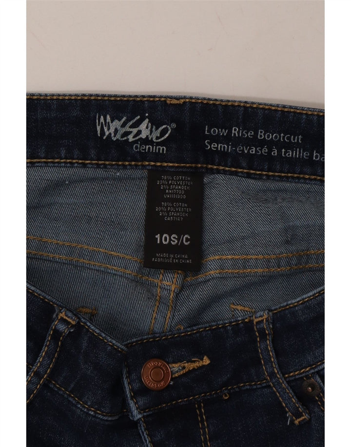 MOSSIMO Womens Low Waist Bootcut Jeans US 10 Large W32 L30 Blue Cotton Vintage Mossimo and Second-Hand Mossimo from Messina Hembry 