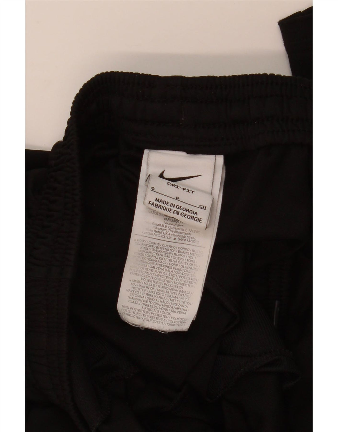Nike Mens Dri Fit Tracksuit Trousers Small Black Polyester