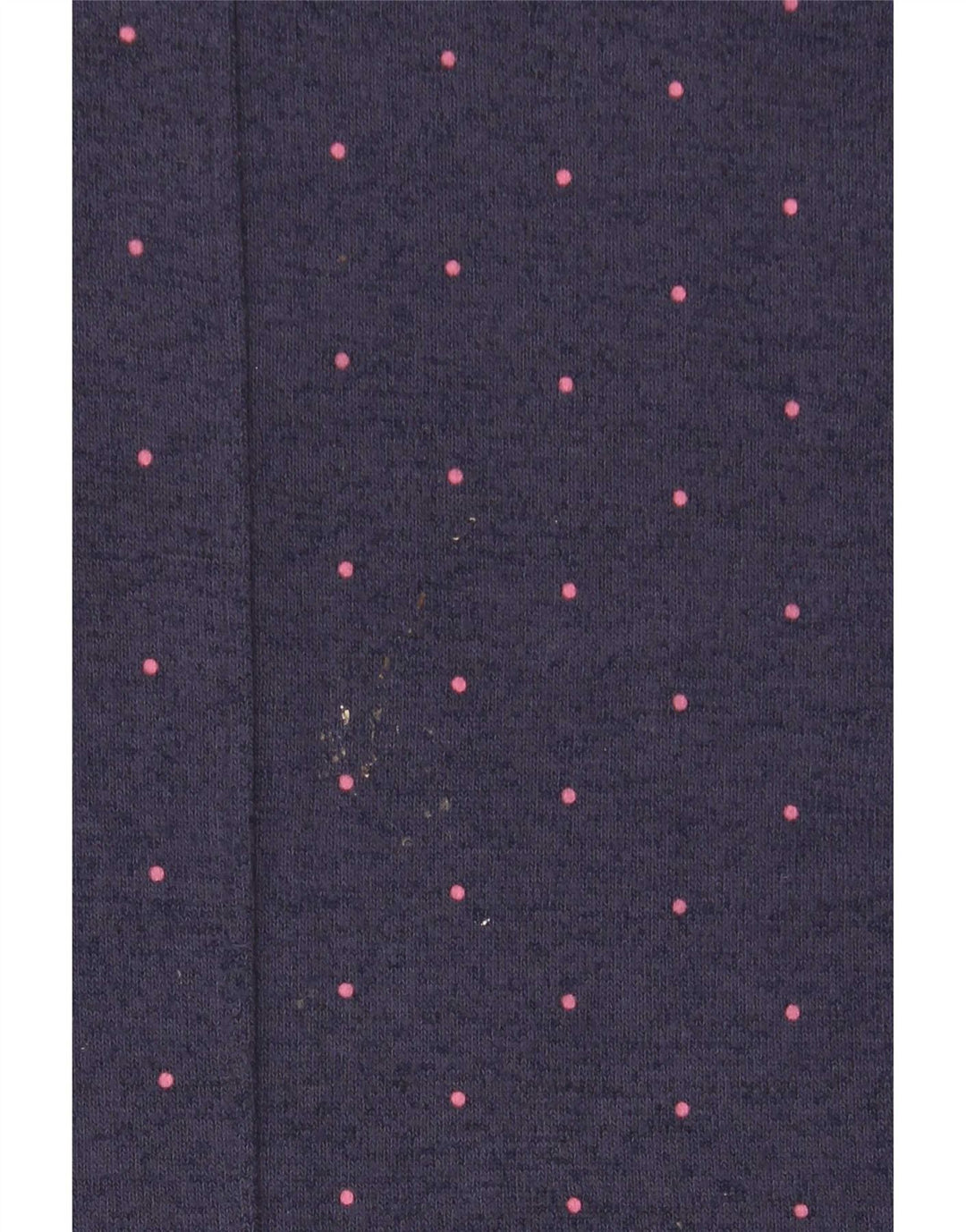 Marks & Spencer Womens Top Long Sleeve UK 14 Large Navy Blue Spotted
