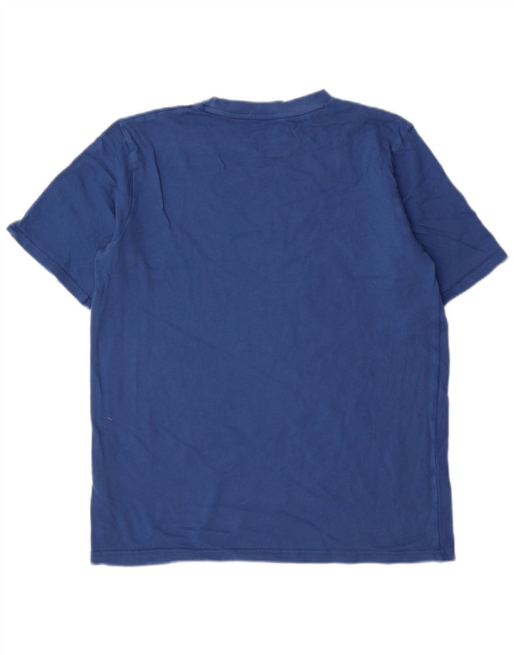 Berghaus Herre T-Shirt Top Stor Blå Bomuld