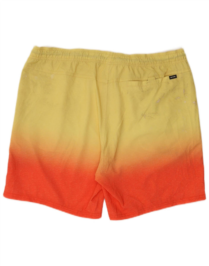 Rip Curl Mens Swimming Shorts XL  Yellow Colourblock