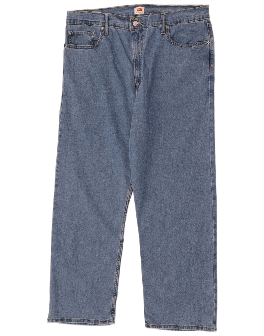 Levi's Straight Jeans til mænd W34 L28 blå bomuld