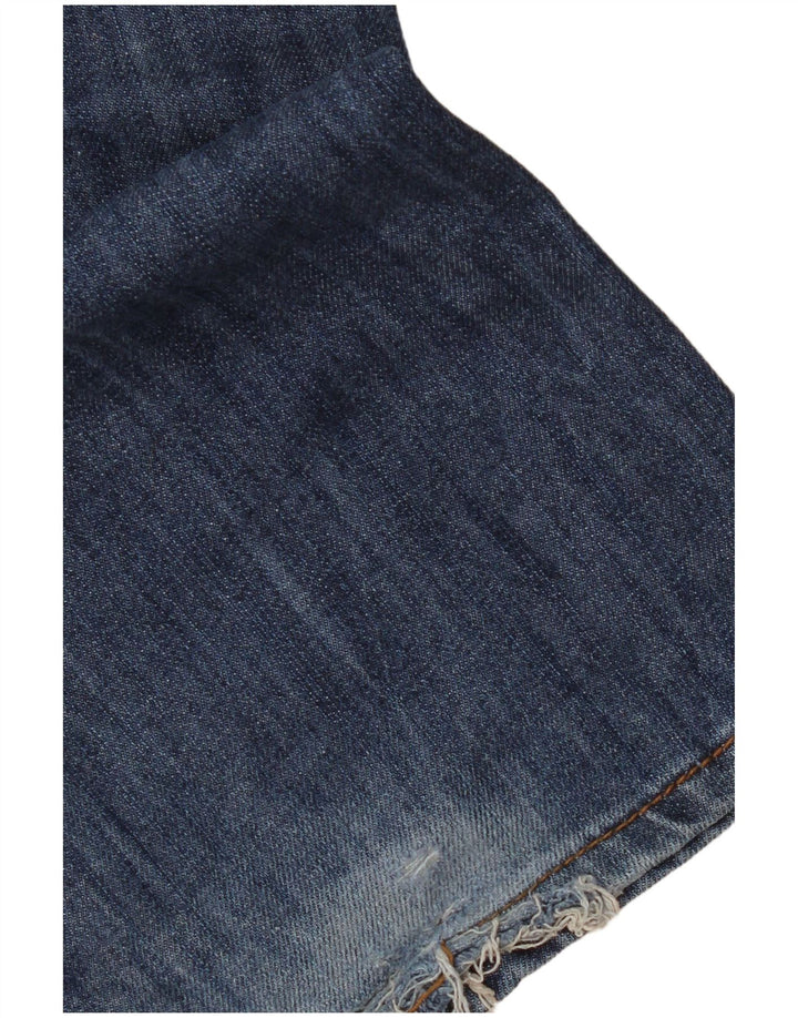 Fcuk Mens Regular Fit Straight Jeans W36 L34 Blue