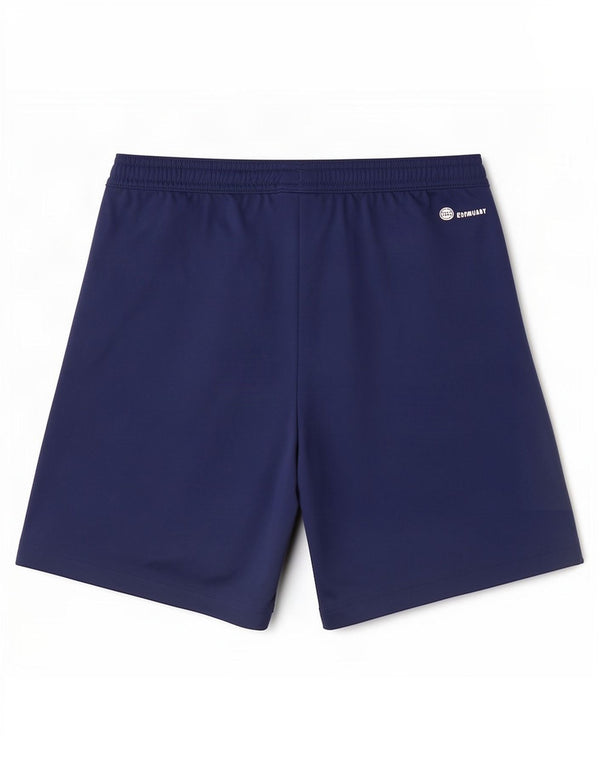 Pantaloncini sportivi Adidas Aeroready da ragazzo 13-14 anni in poliestere blu navy