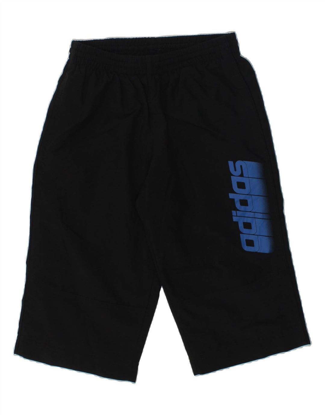 ADIDAS Boys Graphic Sport Shorts 7-8 Years Black Polyester | Vintage Adidas | Thrift | Second-Hand Adidas | Used Clothing | Messina Hembry 