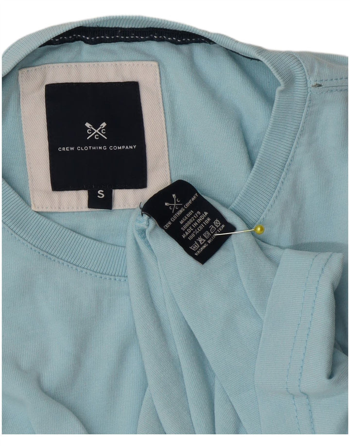 Crew Clothing Mens T-Shirt Top Small Blue Cotton