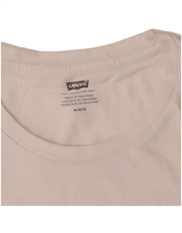Levi's Herren T-Shirt mit Grafik, Mittelweiß