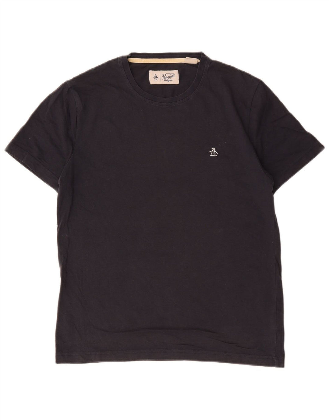 T-shirt da uomo Penguin Top in cotone blu navy medio