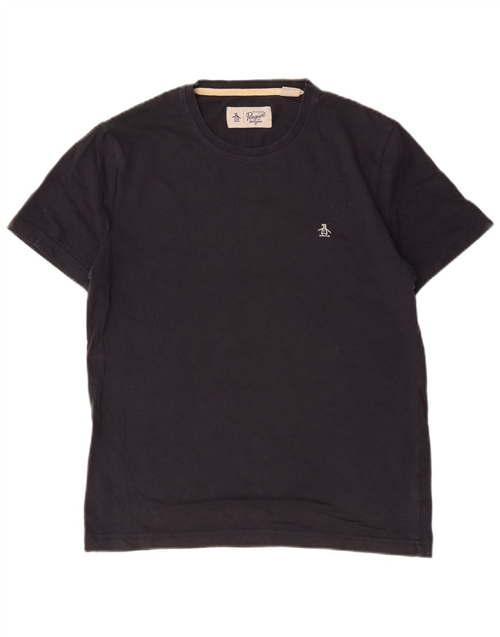 T-shirt da uomo Penguin Top in cotone blu navy medio