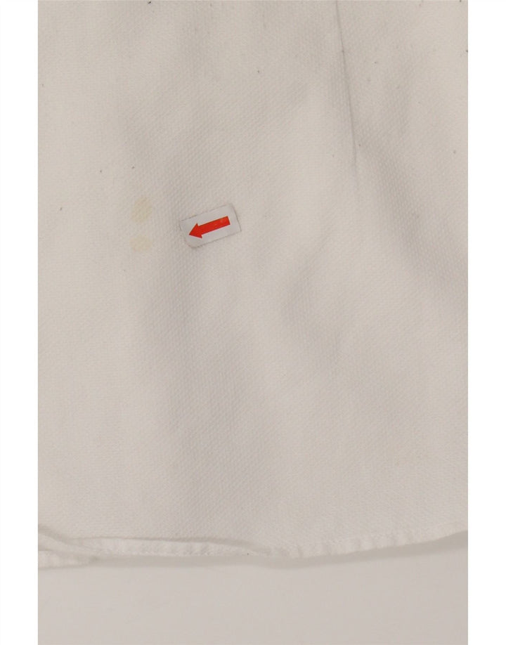 ZARA Mens Slim Fit Shirt Small White Cotton Vintage Zara and Second-Hand Zara from Messina Hembry 