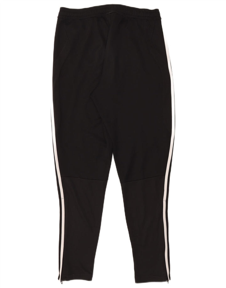 Adidas Mens Tracksuit Trousers Medium Black Polyester