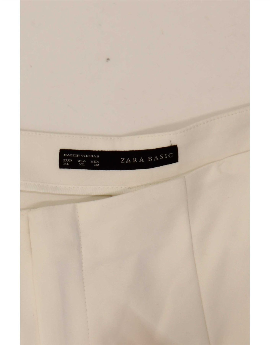 Zara Womens Bootcut Casual Trousers XL W32 L32 White